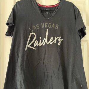 Las Vegas Raiders Black Graphic Tee